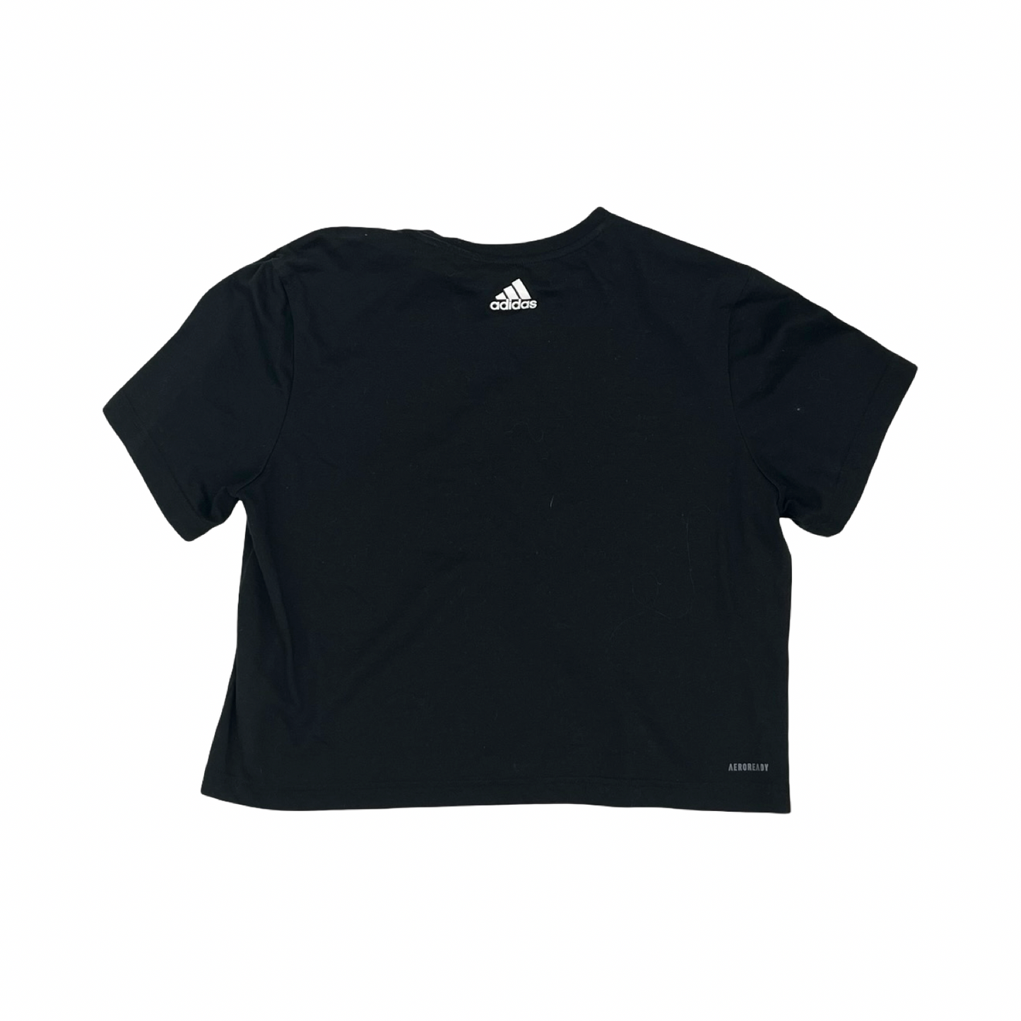 Athletic Top Ss By Adidas In Black, Size:M