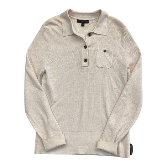 Sweater By Banana Republic In Cream, Size:L