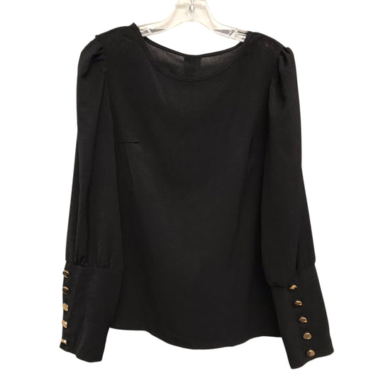 Top Ls By Shein In Black, Size:L