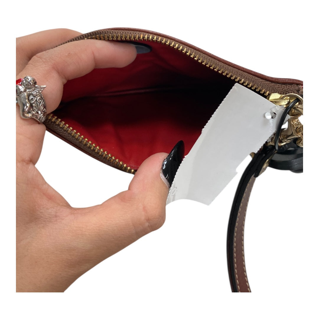 Wristlet Designer By Dooney And Bourke In Brown, Size:Medium