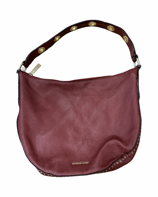 Handbag Designer By Michael Kors In Brown, Size:Large