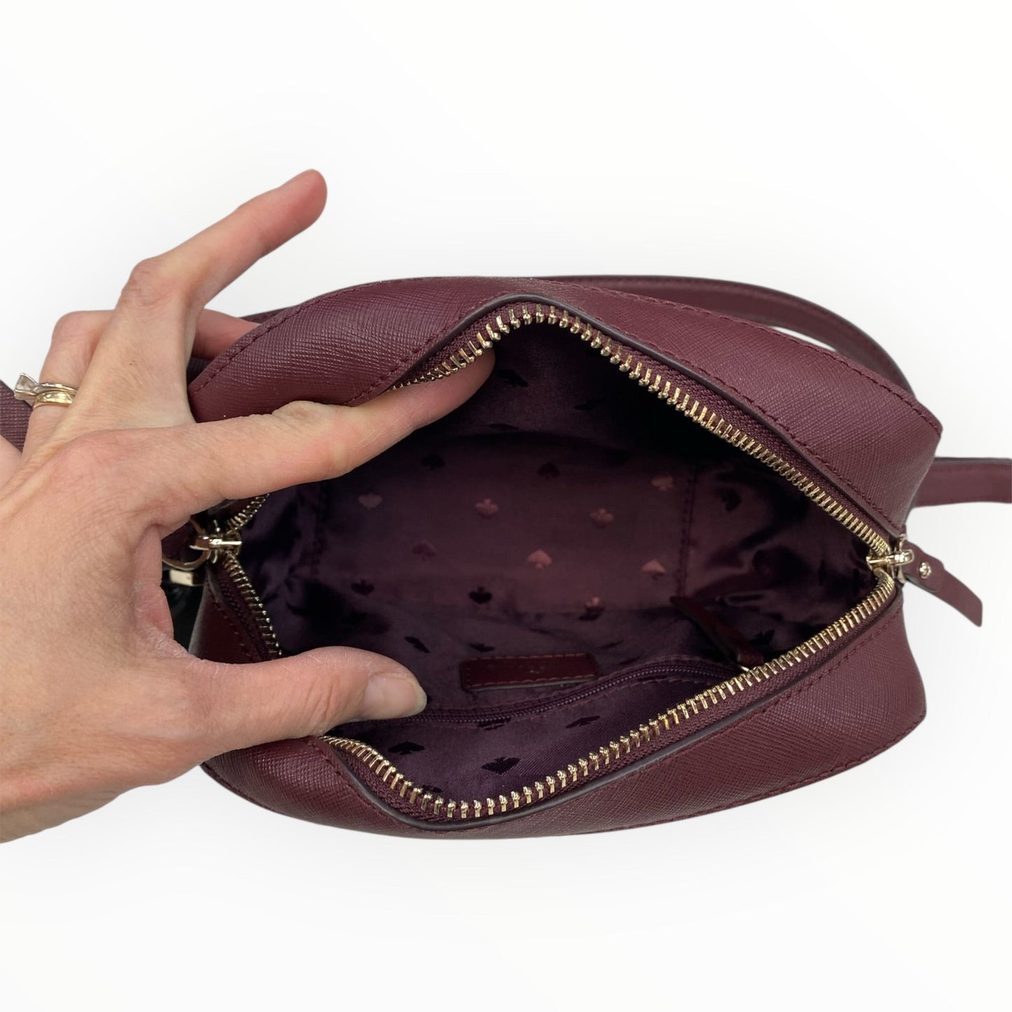 Handbag Designer By Kate Spade In Purple, Size:Small