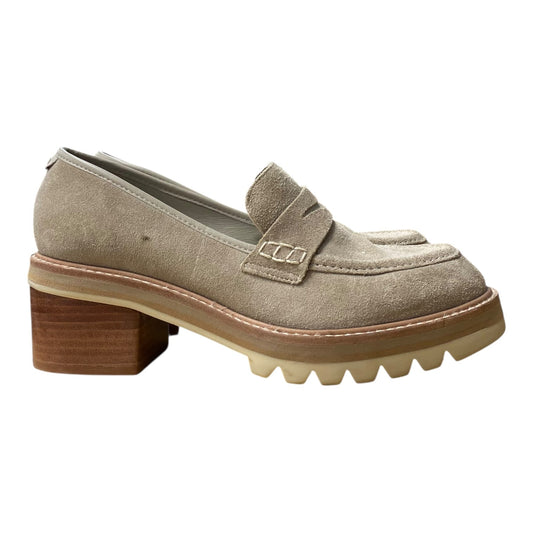 Shoes Heels Block By Bernardo In Tan, Size:7.5