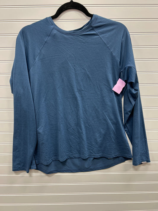 Athletic Top Ls Crewneck By Rei In Blue, Size:L