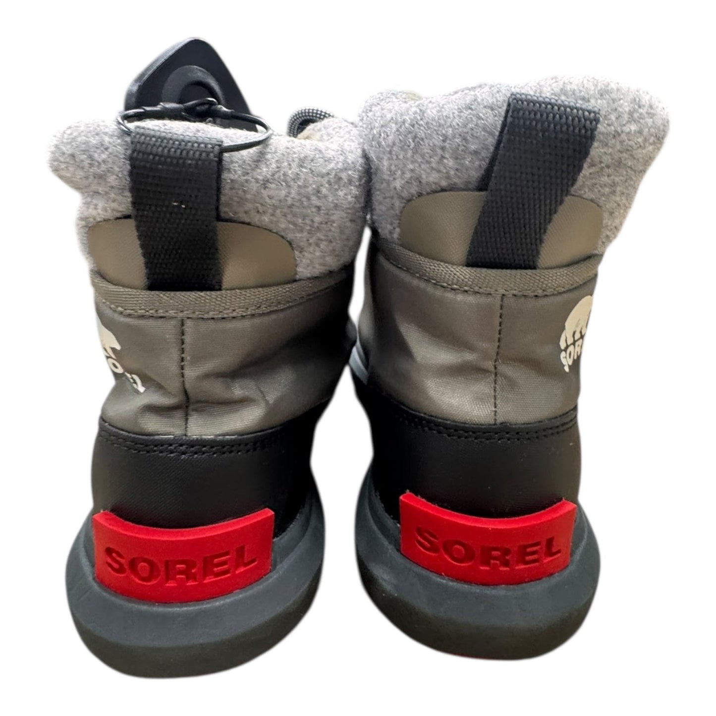 Boots Designer By Sorel In Green & Grey, Size:8