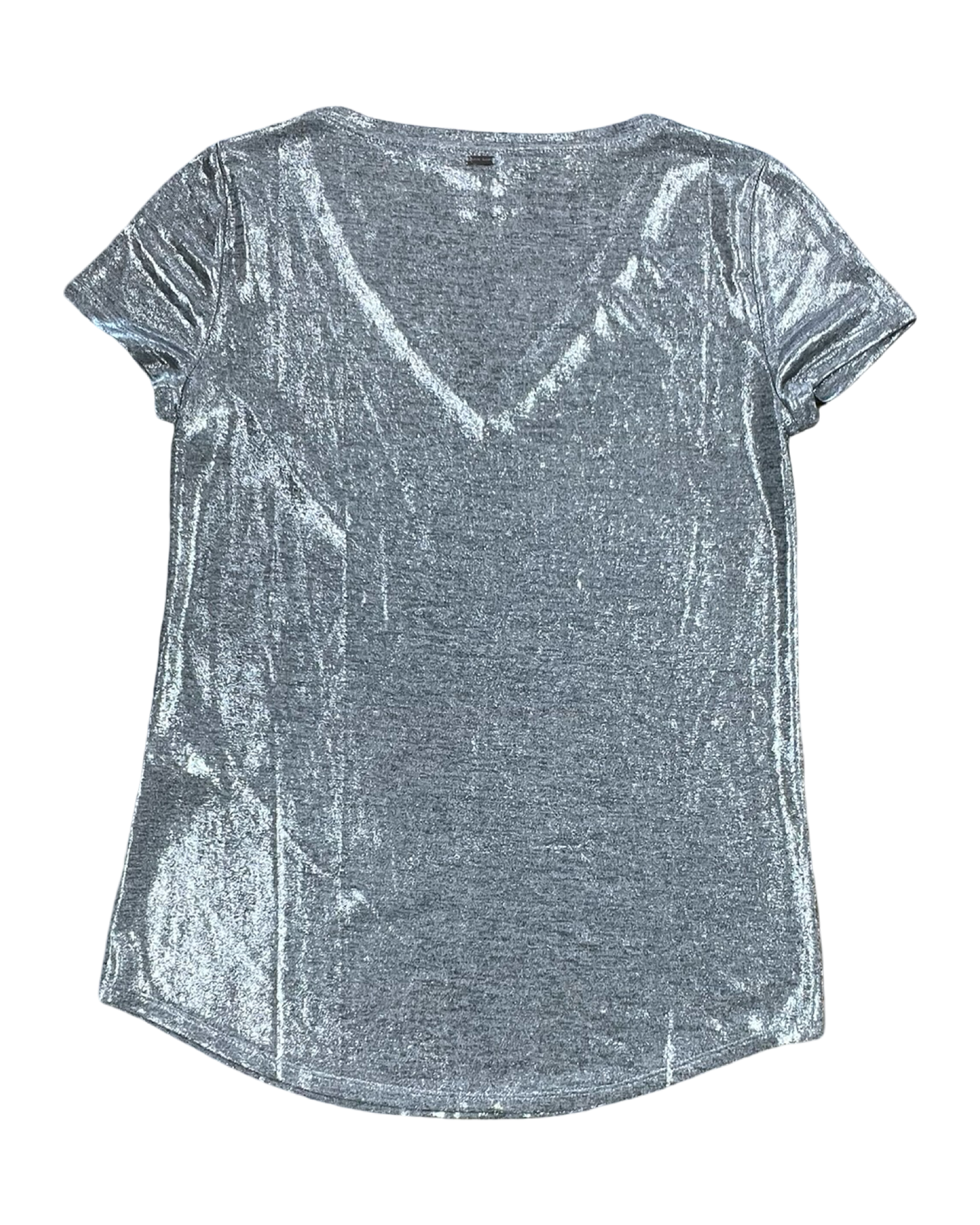 Top Ss By White House Black Market In Silver, Size:Xs