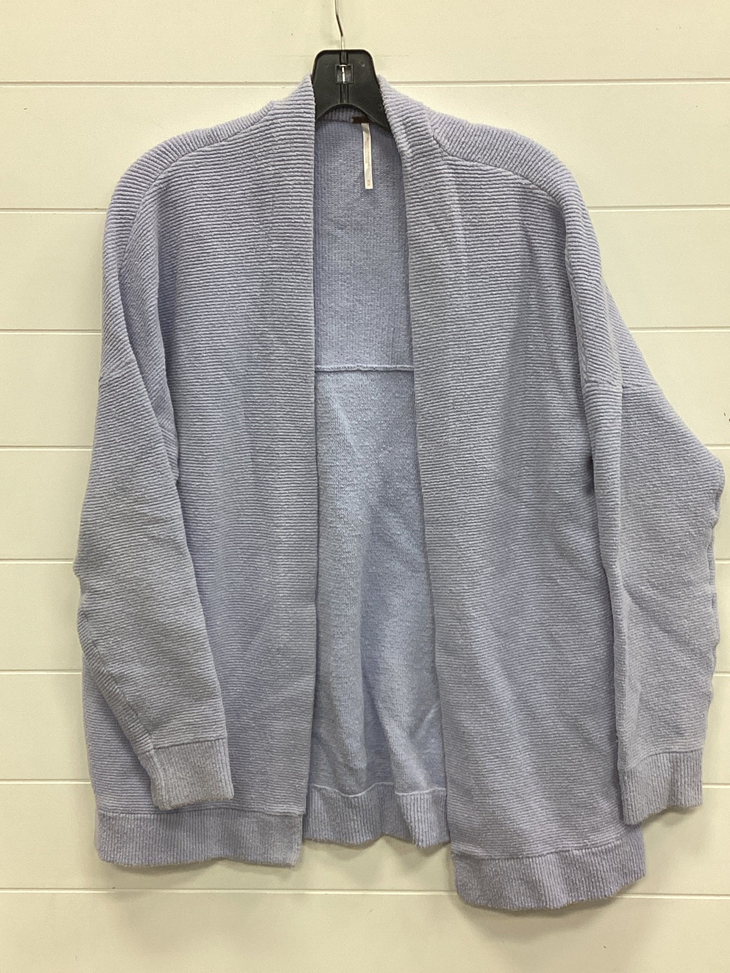 Sweater Cardigan By Free People In Purple, Size:M