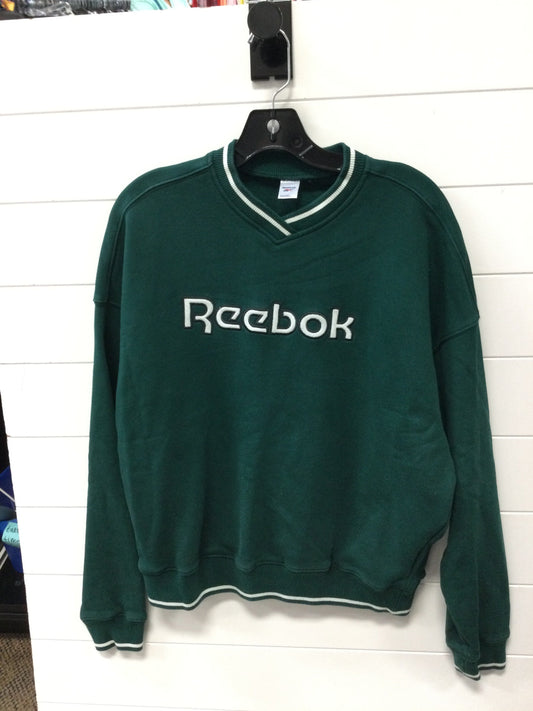 Sweatshirt Crewneck By Reebok In Green, Size:Xl