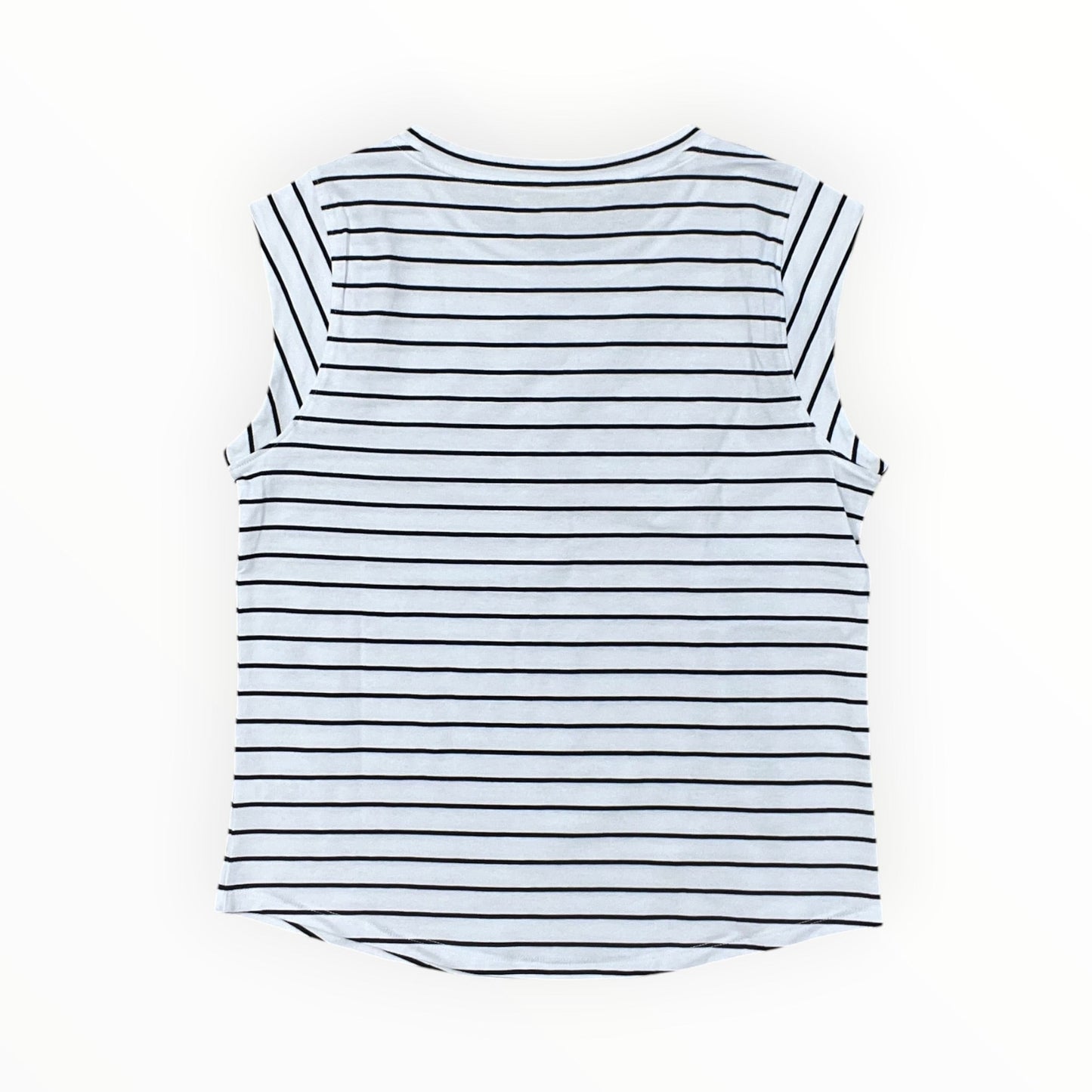 Top Sleeveless By Talbots In White, Size:S