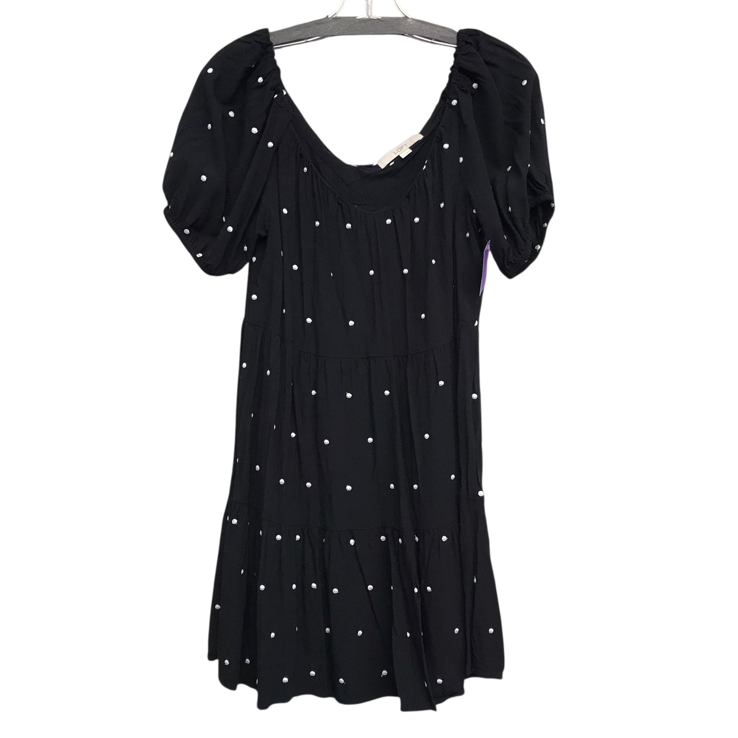 Dress Casual Short By Loft In Polkadot Pattern, Size:S
