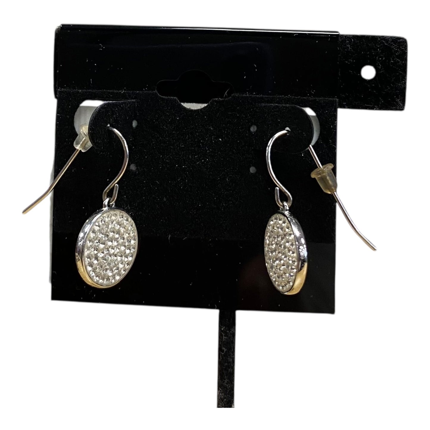 Earrings Designer By Swarovski In Silver