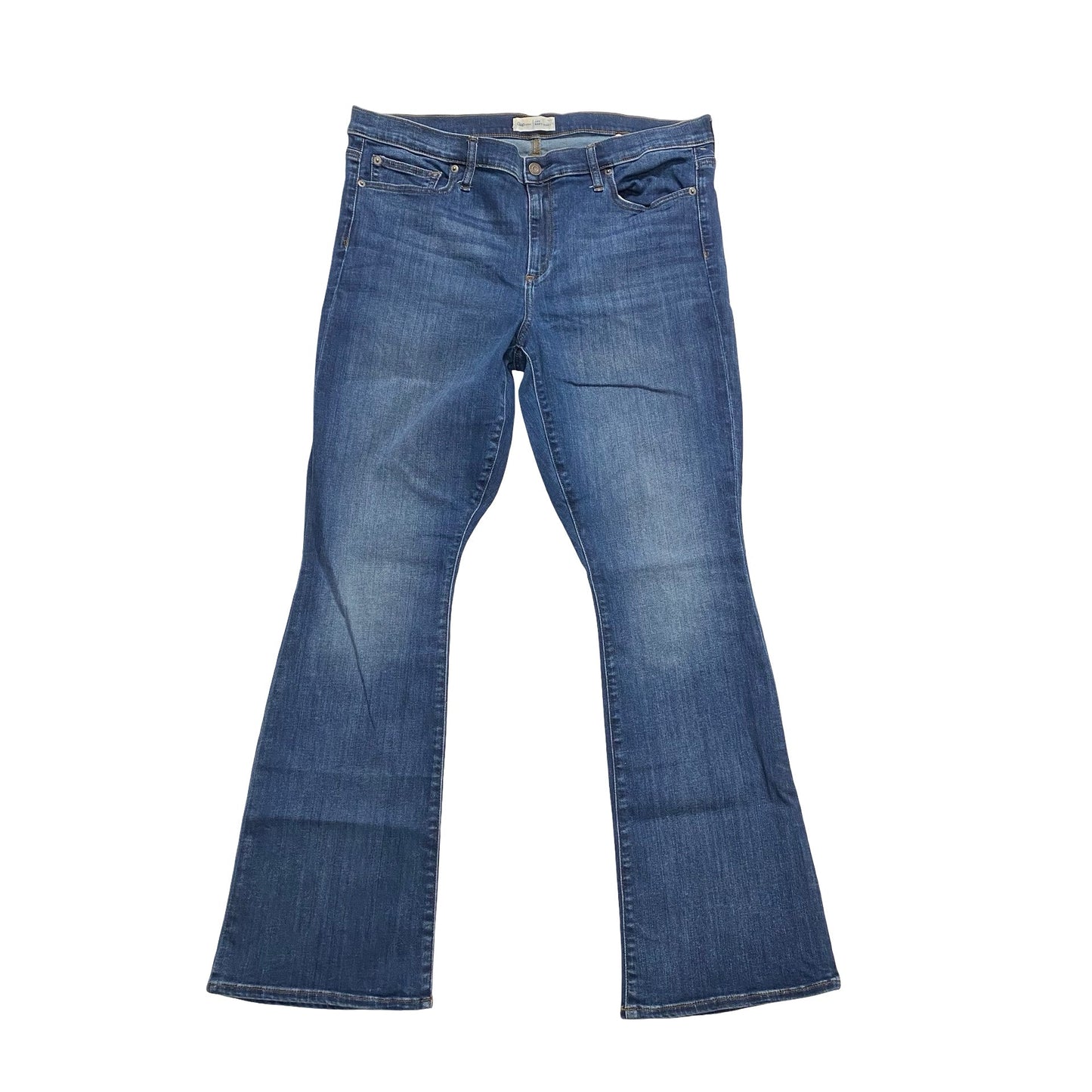 Jeans Boot Cut By Gap In Blue Denim, Size:18