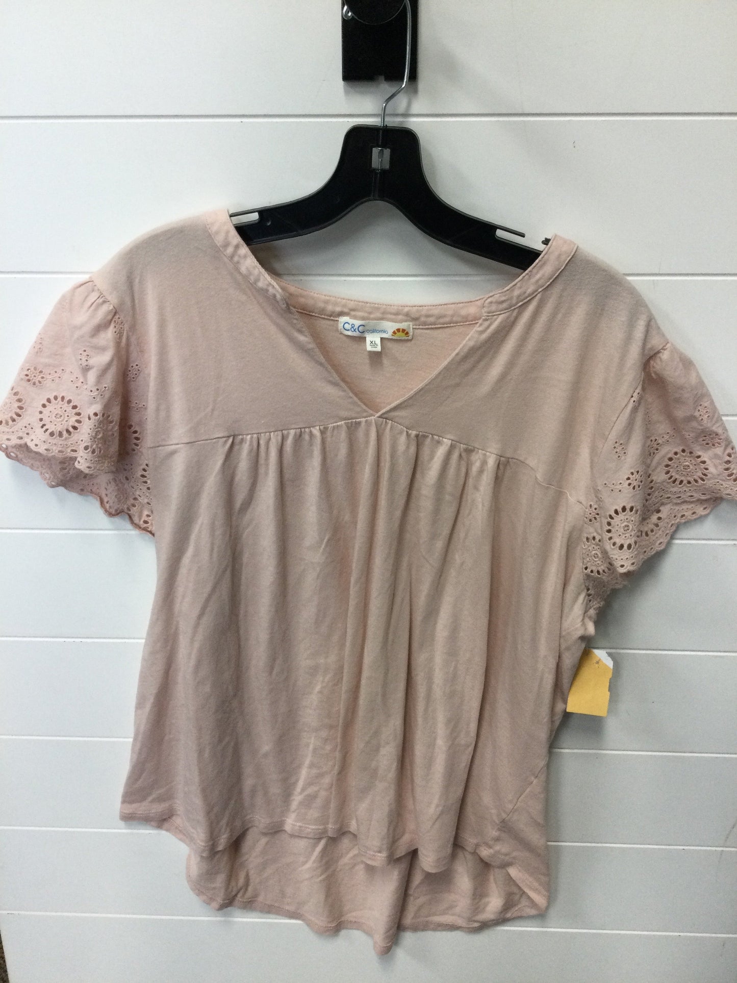 Top Ss By C And C In Pink, Size:Xl