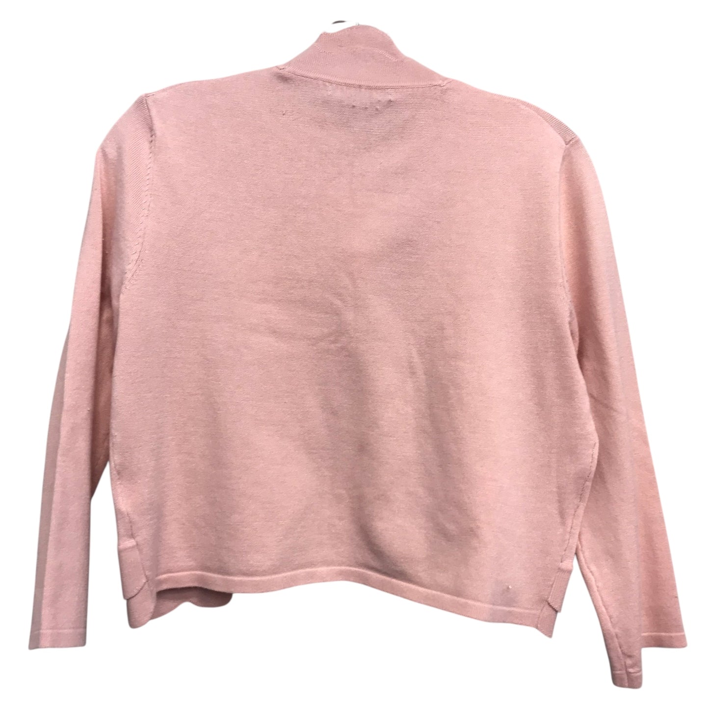 Sweater Cardigan By Cable And Gauge In Pink, Size:M