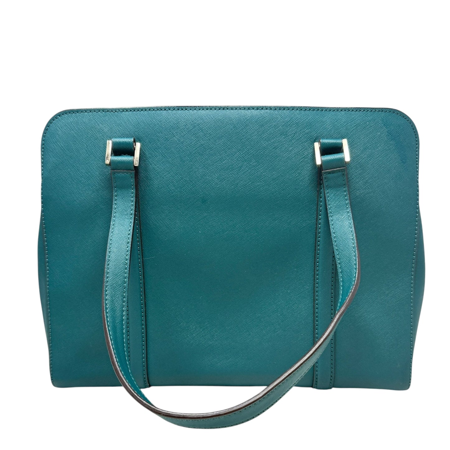 Newbury Lane Miles Leather Tote Designer By Kate Spade In Deep Emerald , Size: Medium