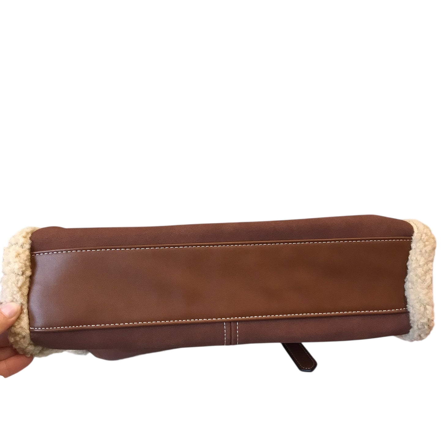 Handbag By Simply Noelle In Brown & Tan, Size:Medium