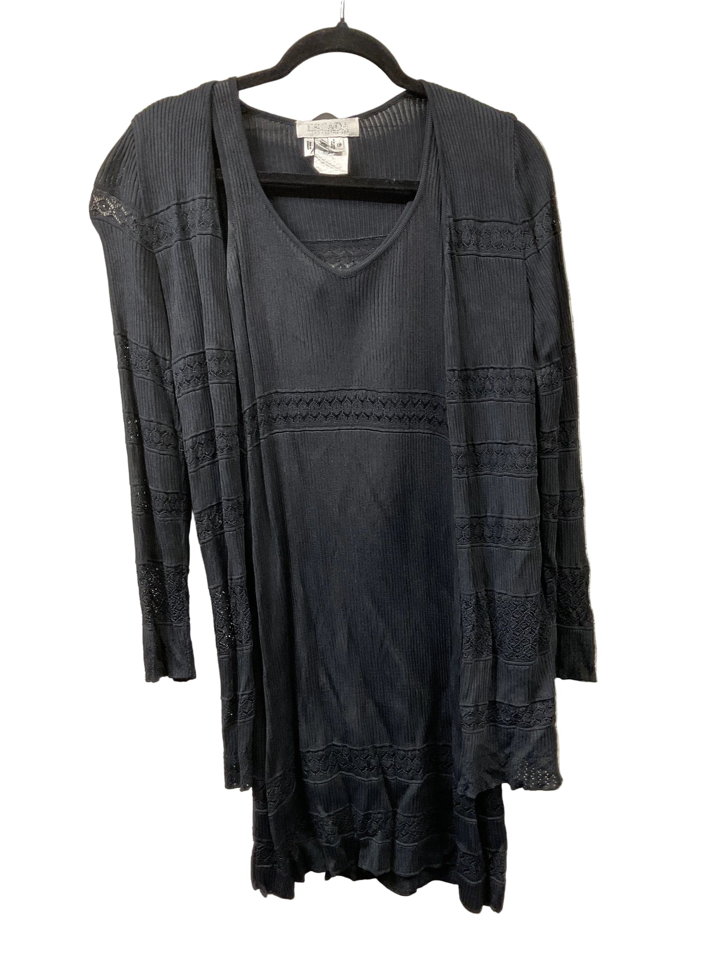 Dress Designer By Escada In Black, Size:S