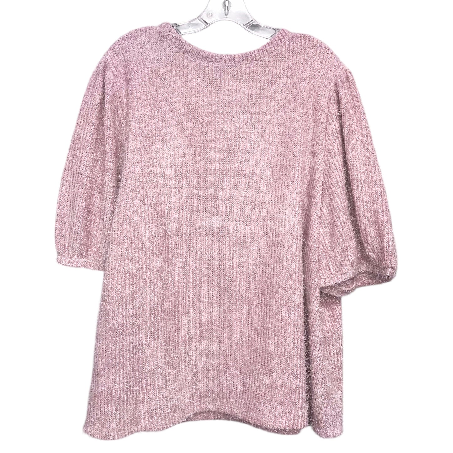 Sweater Ss By Lane Bryant In Pink, Size:4X