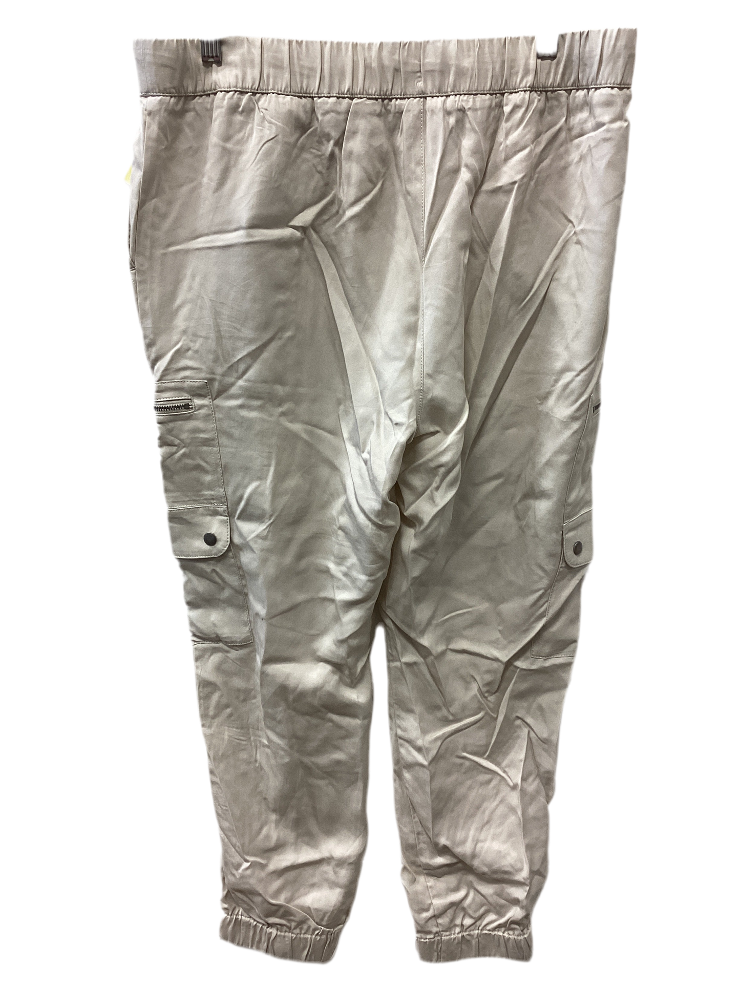Pants Cropped By Banana Republic In Tan, Size:L