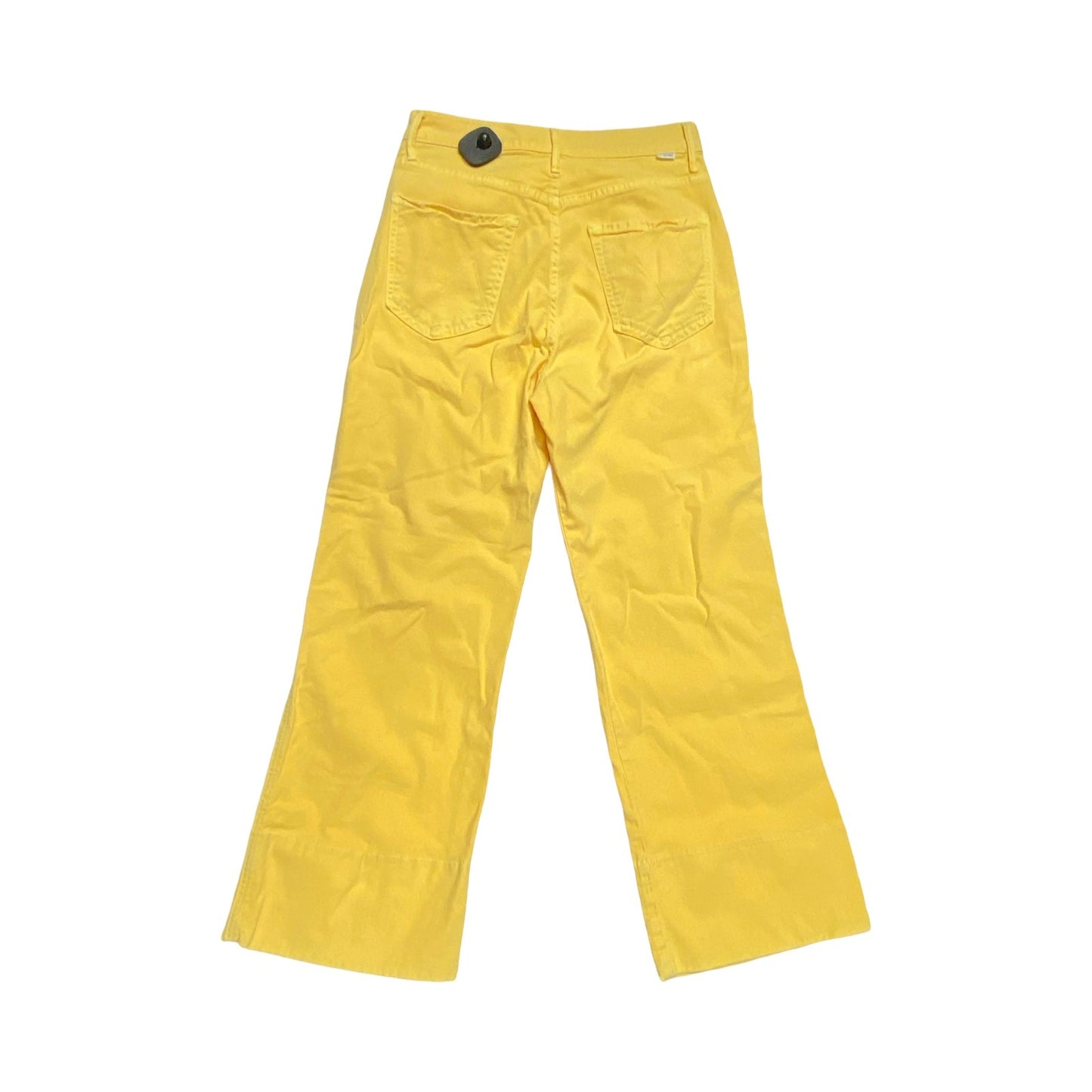 Jeans Cropped By Mother In Yellow, Size:6