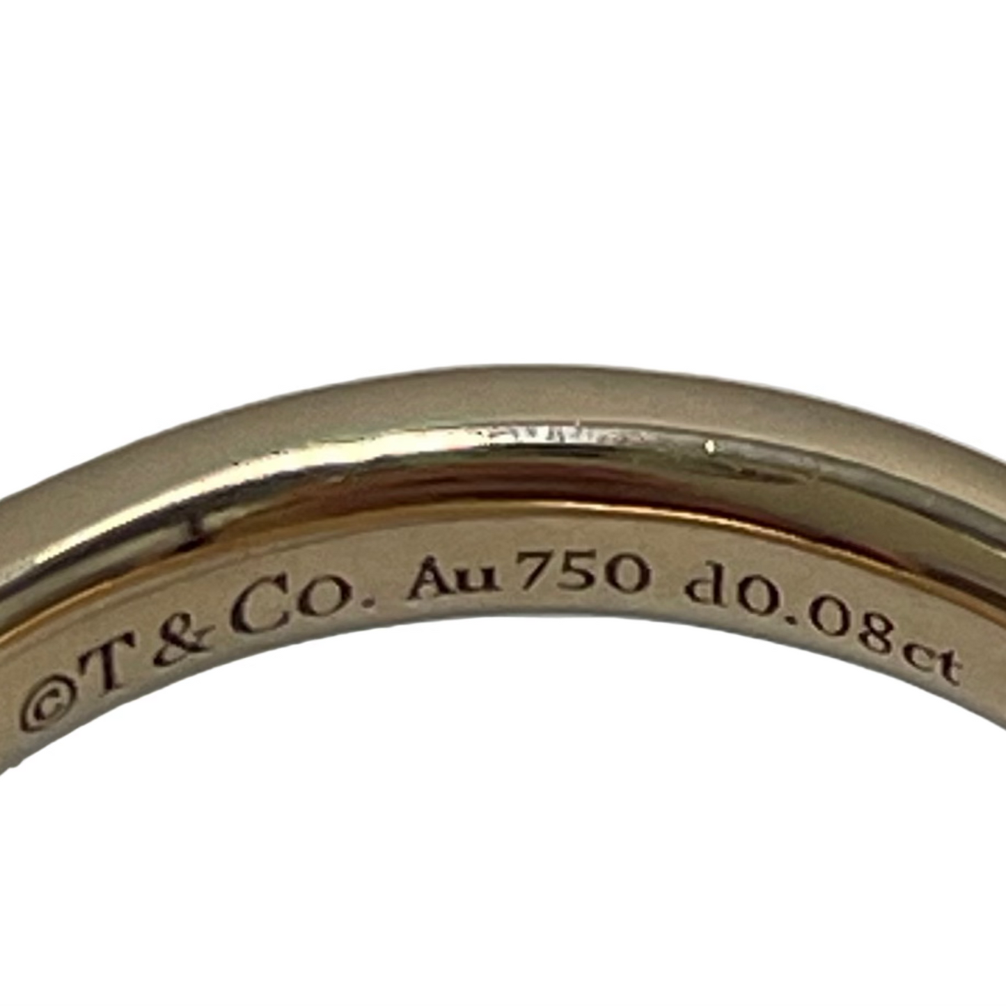 Tiffany & Company 18K T Diamond Ring, Size: 5.25