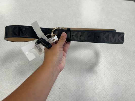 BELT by MICHAEL BY MICHAEL KORS In BLACK, Size: MEDIUM