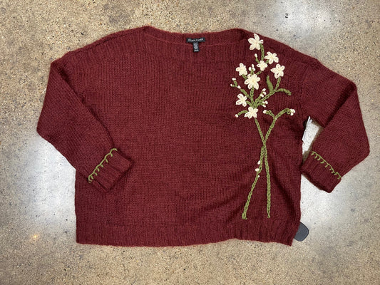 Sweater By Eileen Fisher In Red, Size:Xs