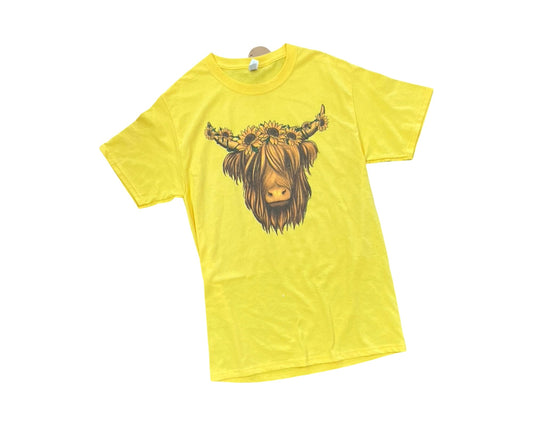 Top Ss By Jerzees In Yellow, Size:S