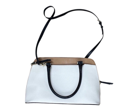 Handbag By Calvin Klein In Brown & Cream, Size:Large