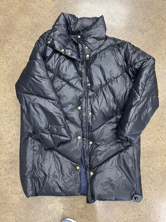Jacket Puffer & Quilted By J. Crew In Black, Size:M
