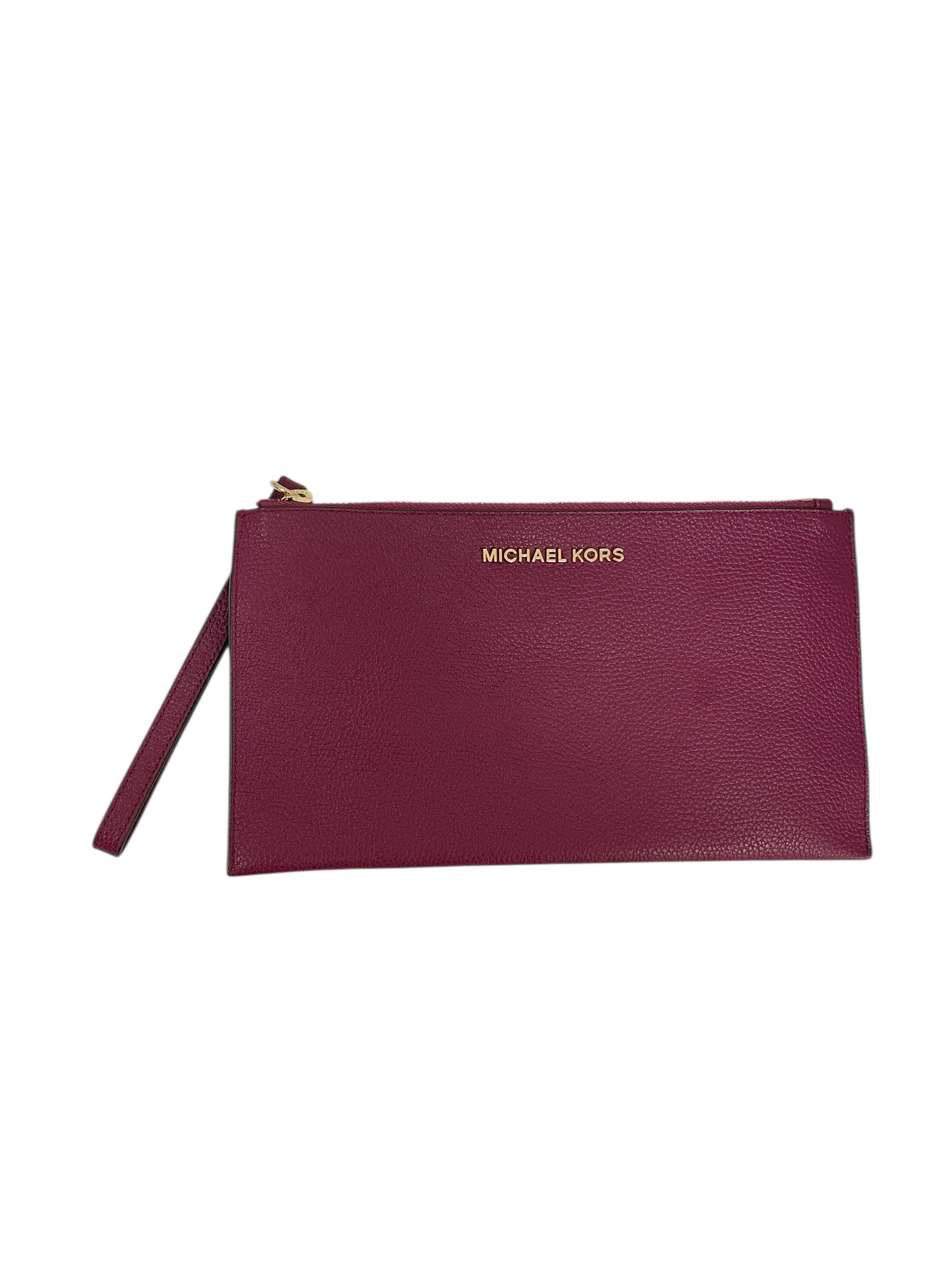 Wristlet Designer By Michael Kors In Maroon, Size:Large