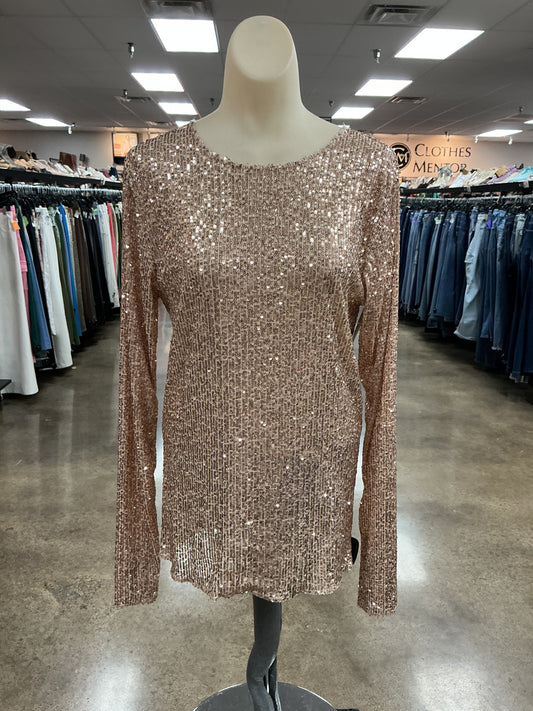 Top Ls By Free People In Gold, Size:L
