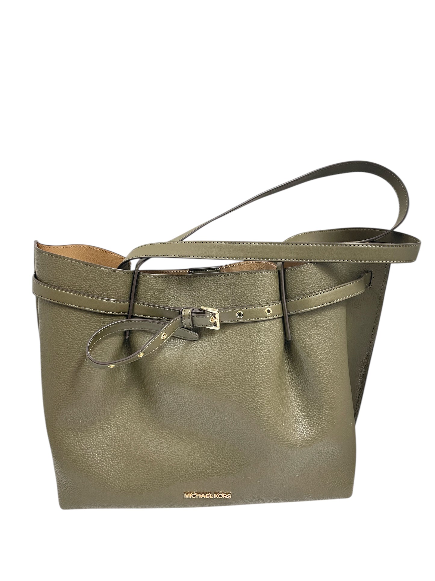 Tote Leather By Michael By Michael Kors In Green, Size:Large