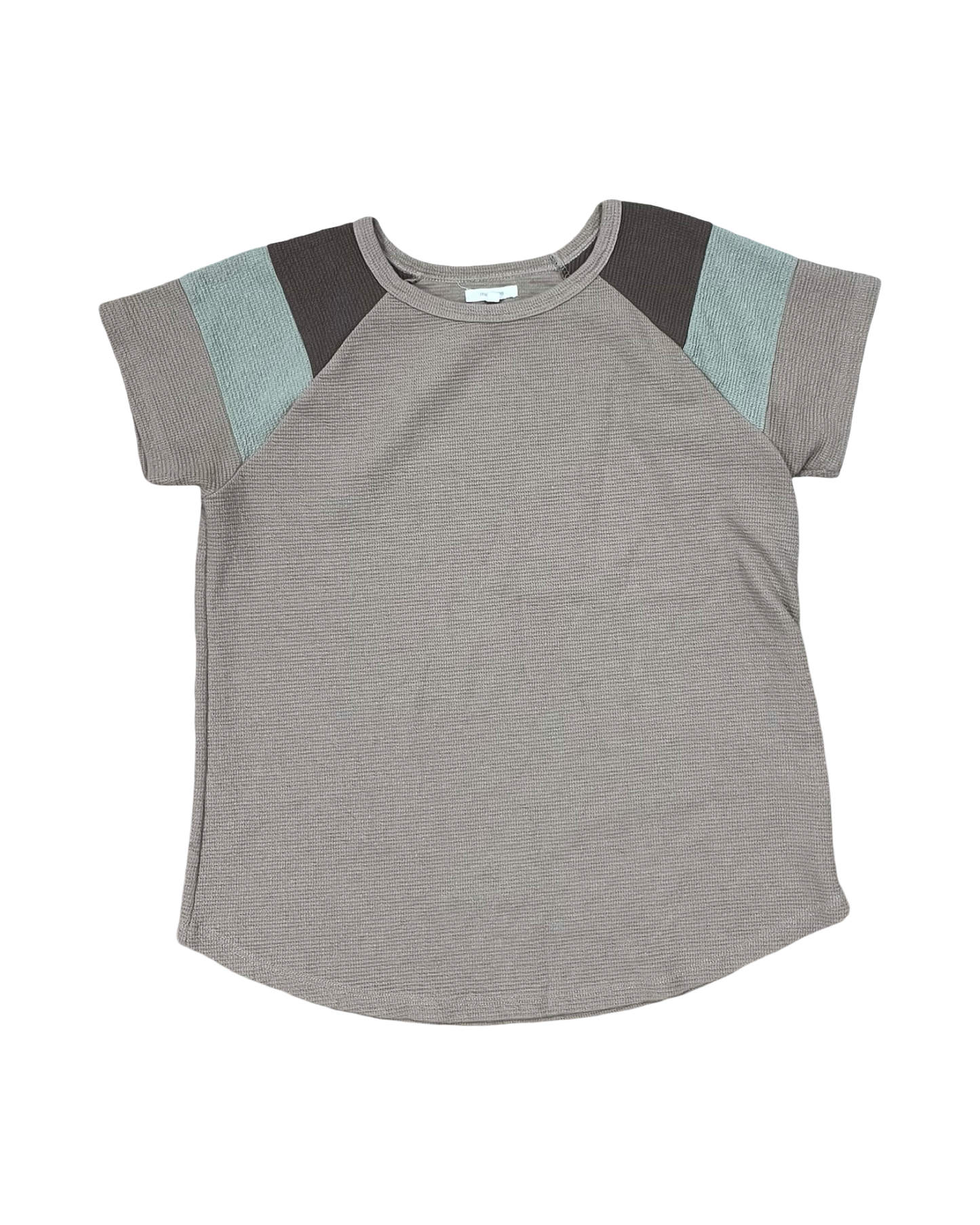 Top Ss By Maurices In Brown & Tan, Size:L