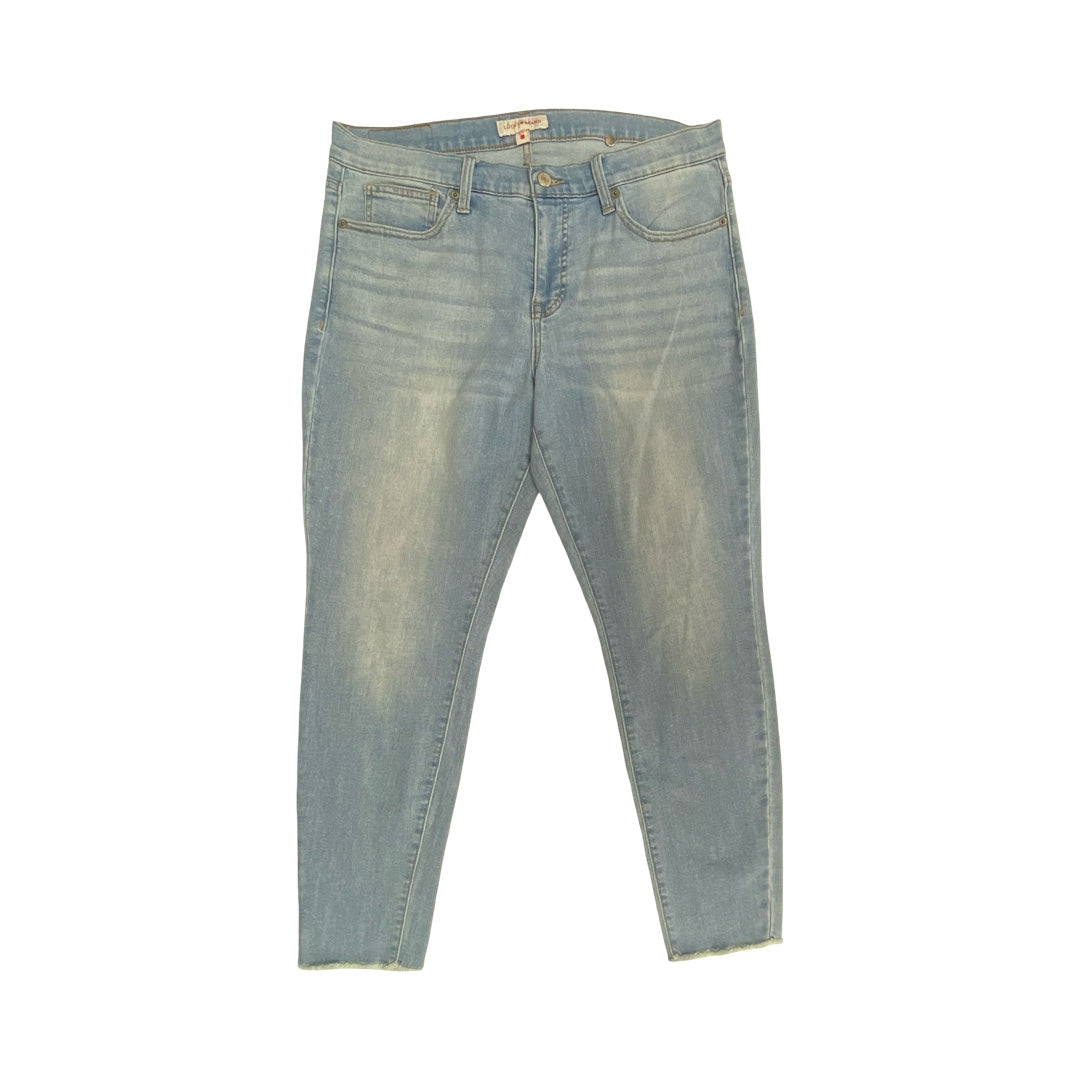 Jeans Skinny By Lucky Brand In Blue Denim, Size:14