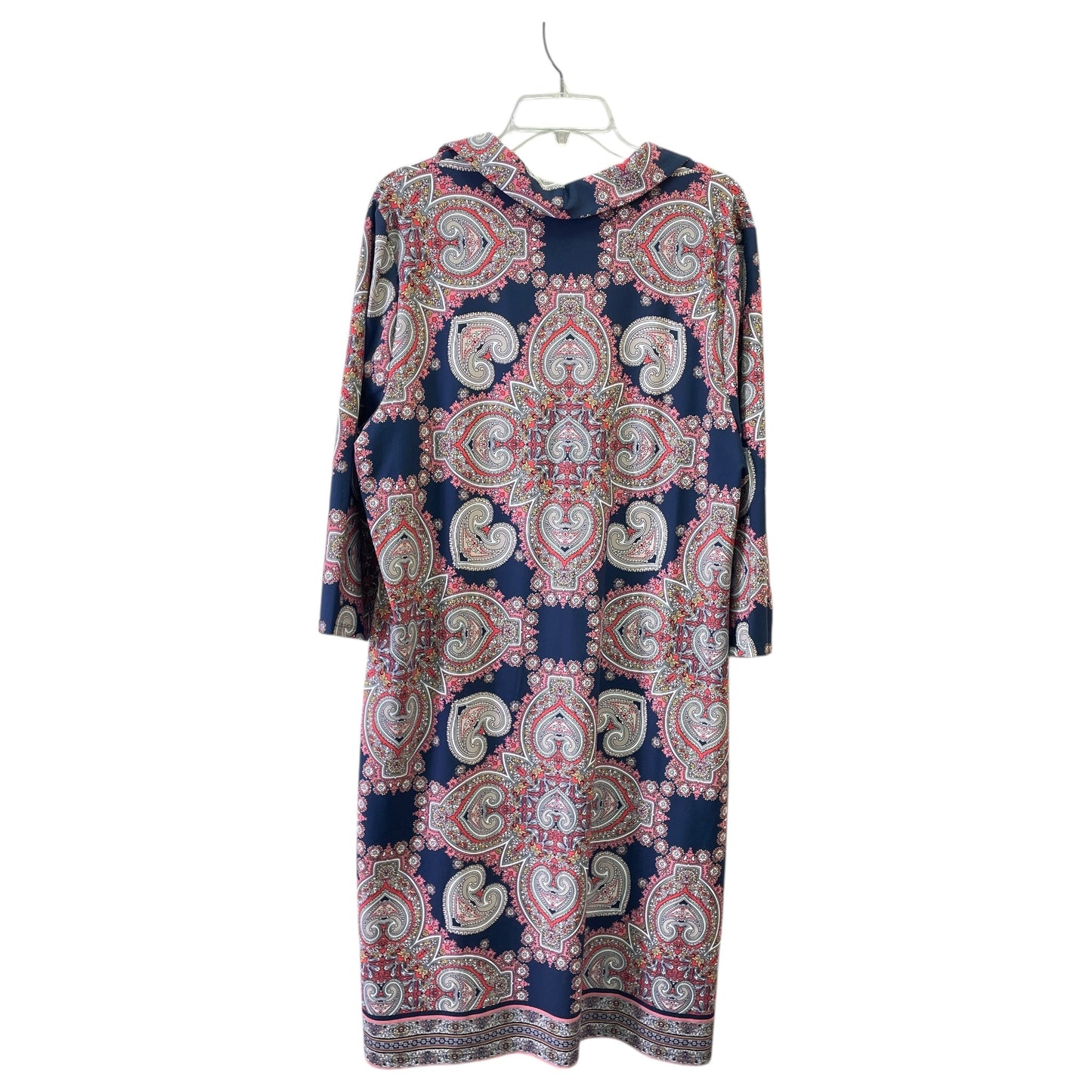 Dress Party Midi By Charter Club In Blue & Pink, Size:3