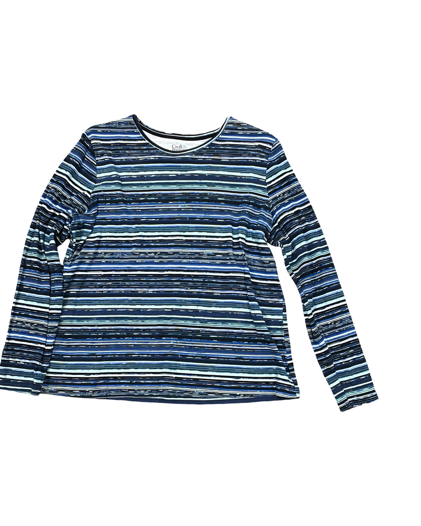 Top Ls By Croft And Barrow In Blue, Size:Xl