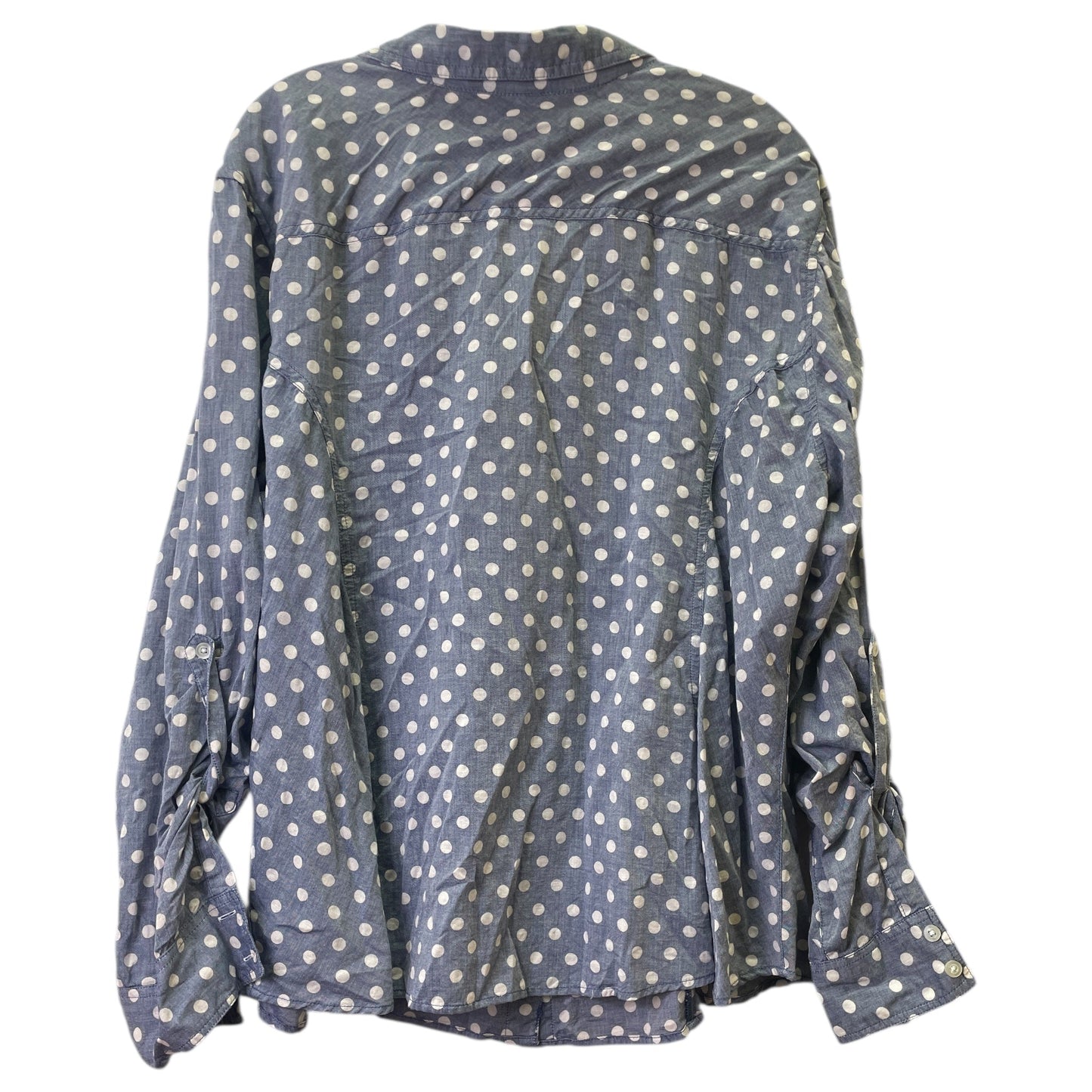 Top Ls By Torrid In Blue & White, Size:3X