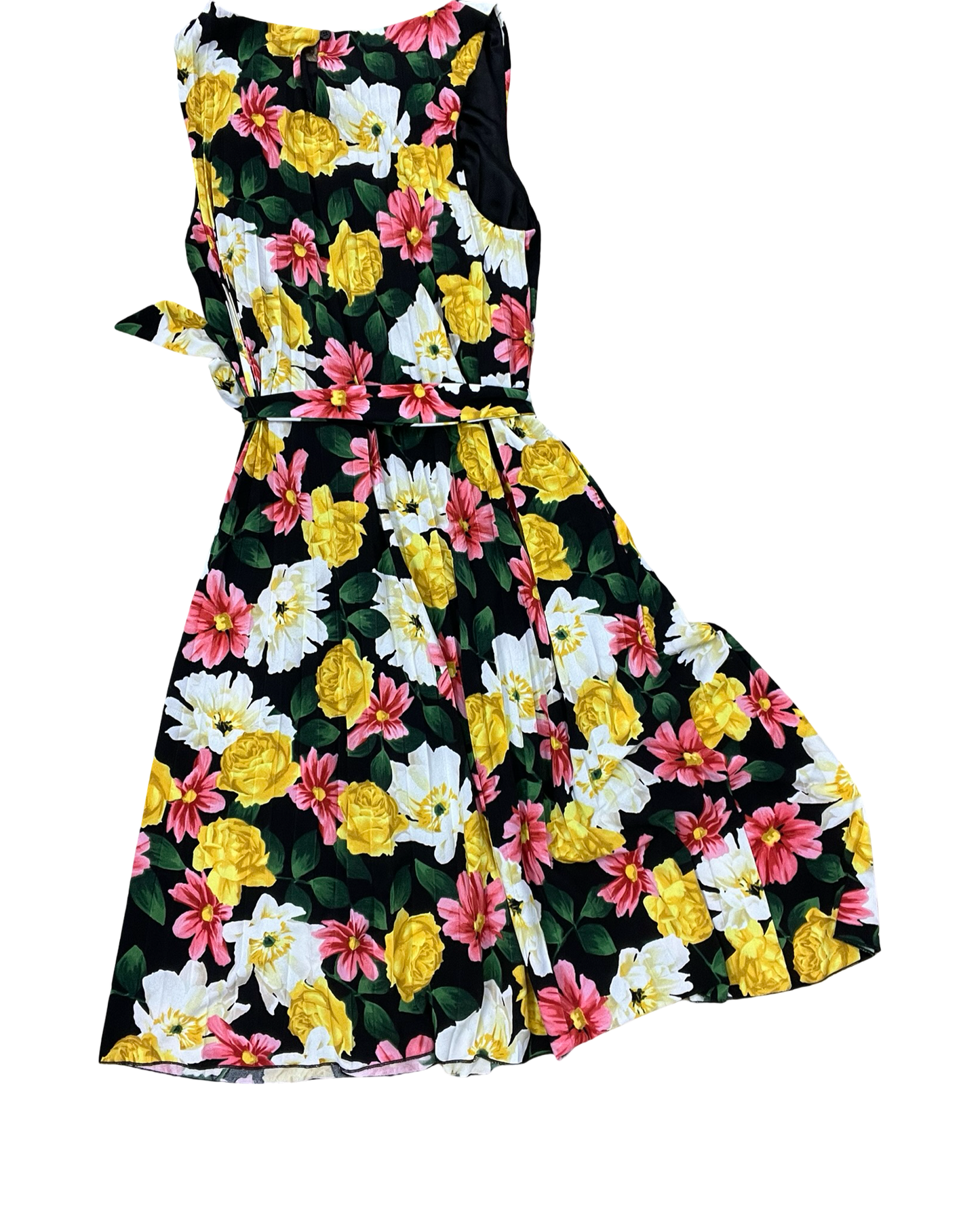 Dress Casual Midi By Tahari In Floral Print, Size:L