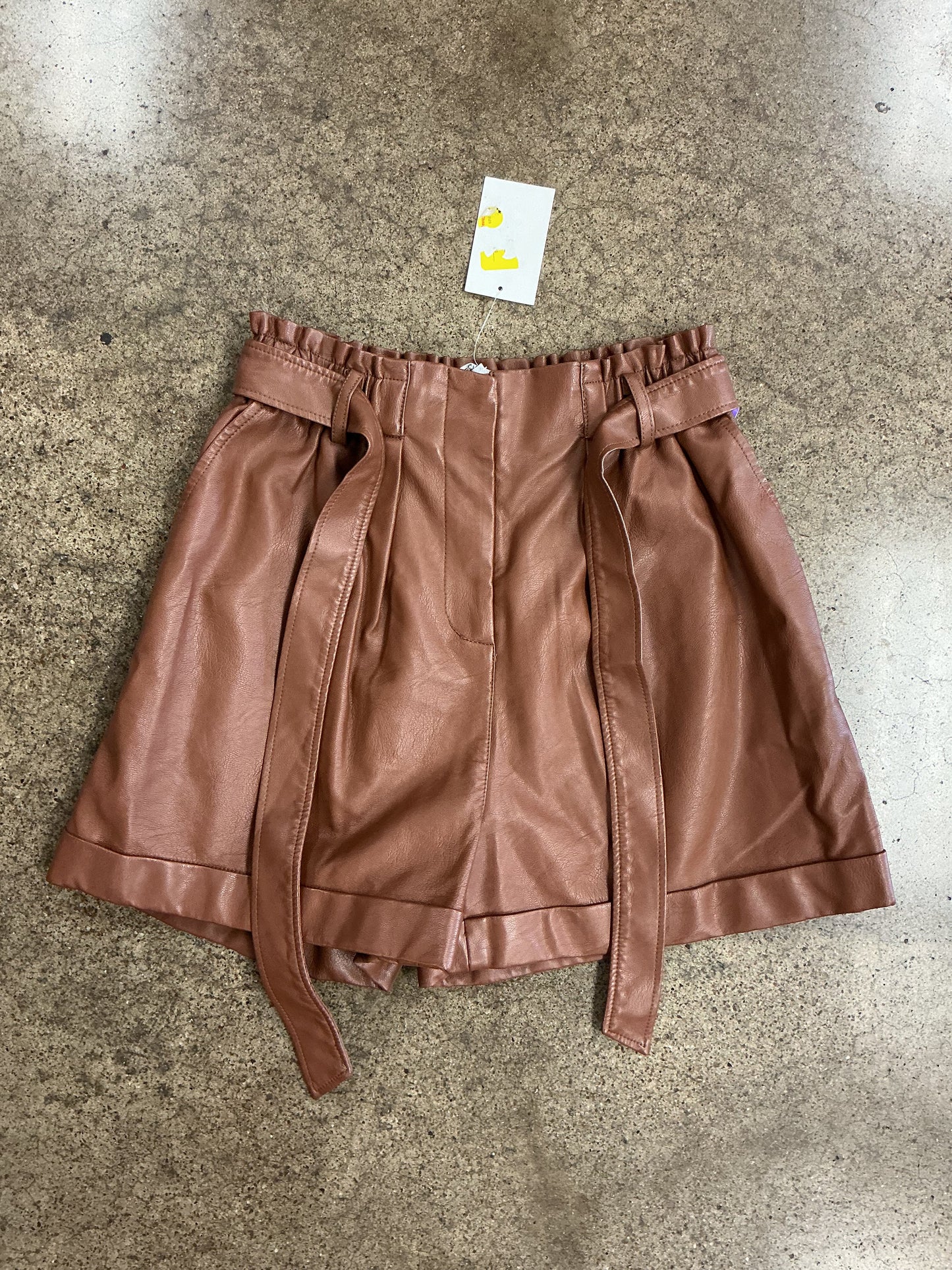 Shorts By Frnch In Brown, Size:M