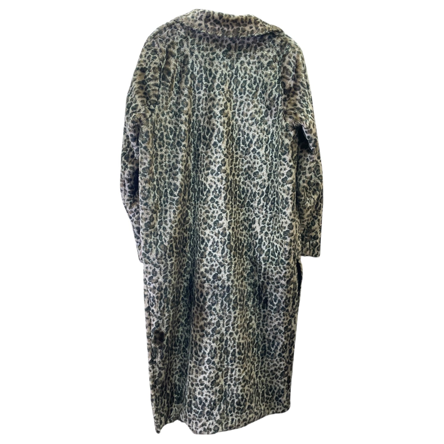 Coat Faux Fur & Sherpa By Jolt In Animal Print, Size:M