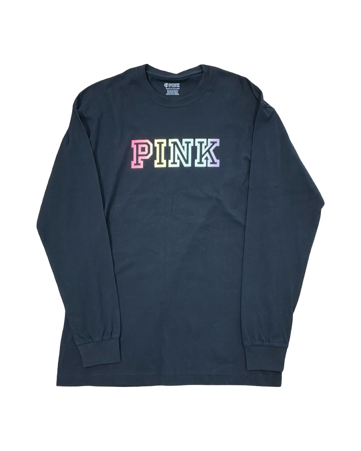 Top Ls By Pink In Black, Size:Xs
