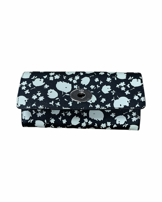 Wallet Designer By Coach In Black & Cream, Size:Medium