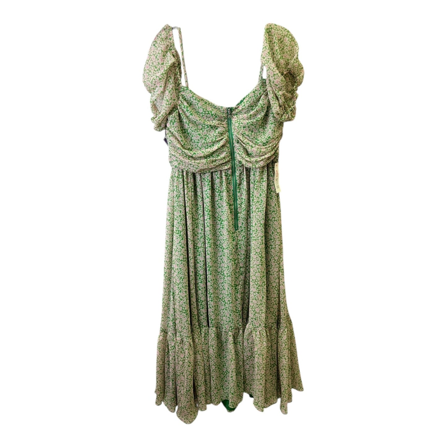 Dress Casual Maxi By Bardot In Green & Pink, Size:L