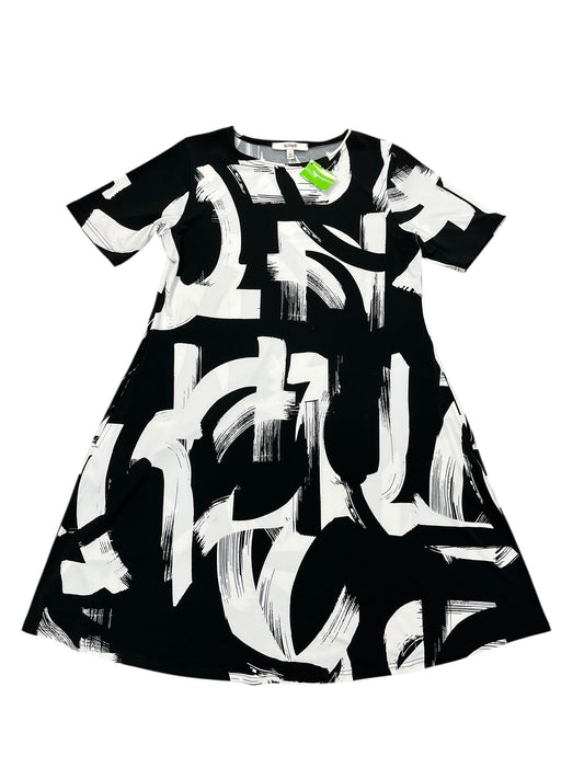 Dress Casual Midi By Sympli In Black & White, Size:S