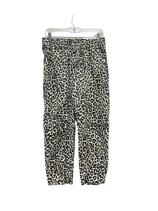 Pants Cropped By J. Crew In Animal Print, Size:6
