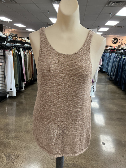 Top Sleeveless By Babaton In Tan, Size:S
