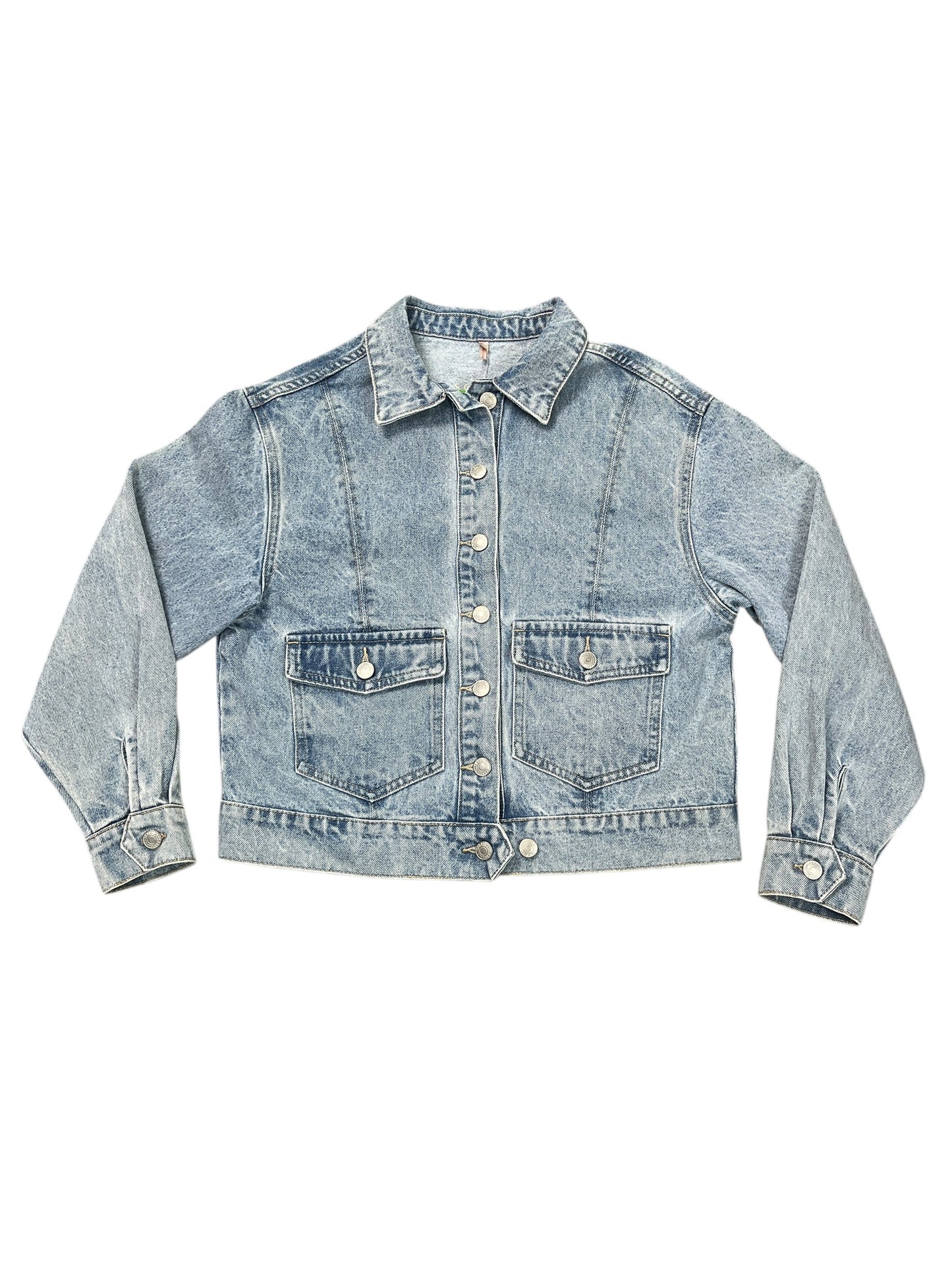 Jacket Denim By ESQUELO In Blue Denim, Size:S