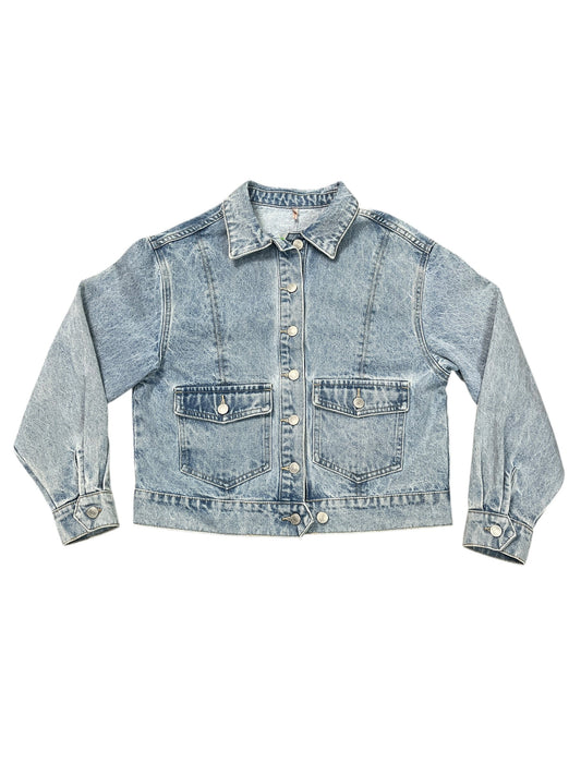 Jacket Denim By ESQUELO In Blue Denim, Size:S