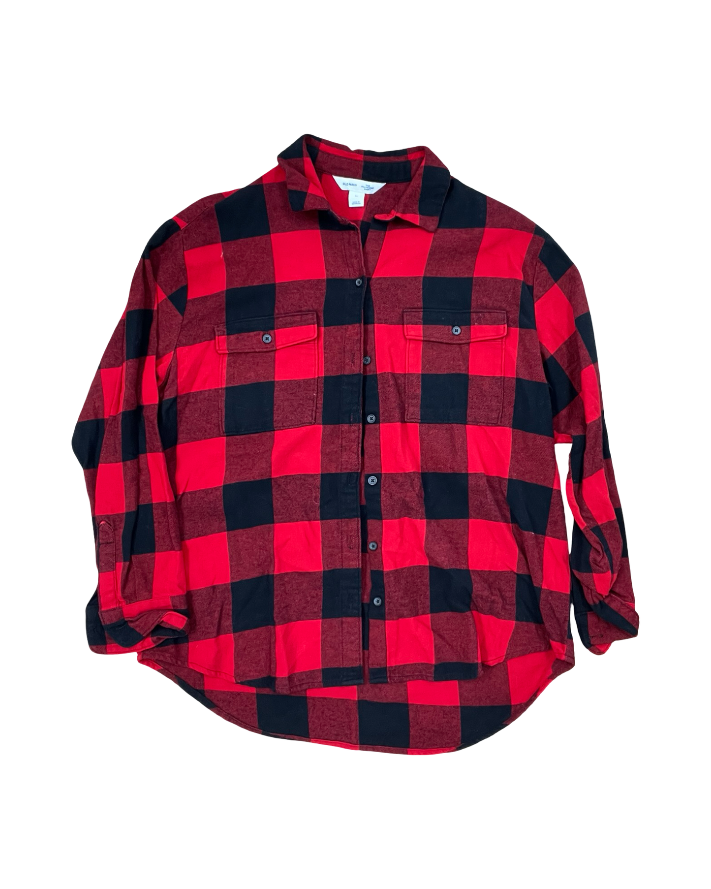 Top Ls By Old Navy In Black & Red, Size:M